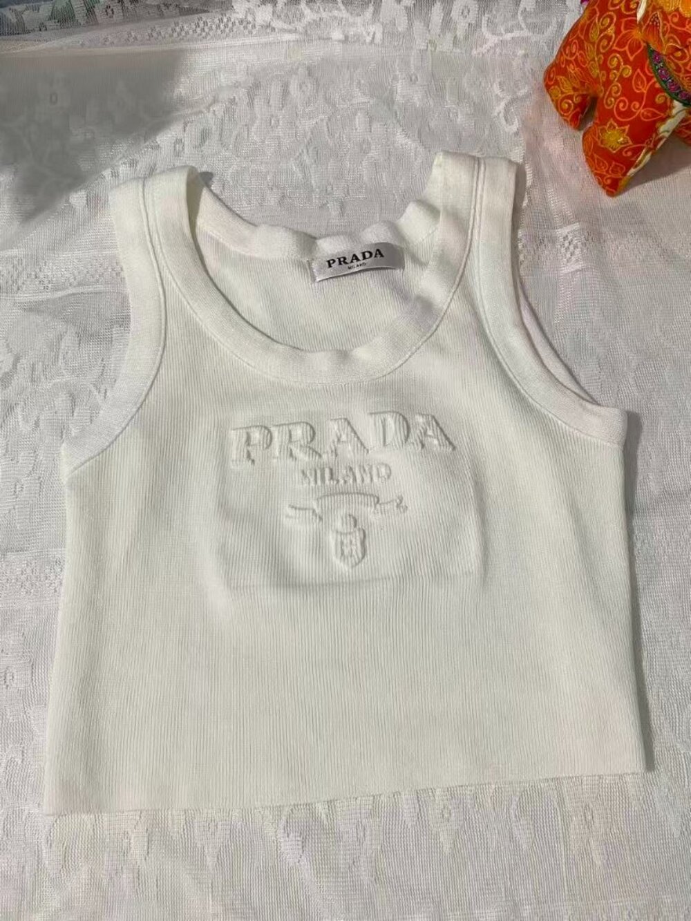 🥦Prada white vest🥦